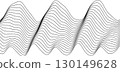 Abstract wave pattern design for modern backgrounds and artistic projects 130149628