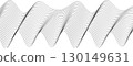 Abstract wave design for artistic and modern decoration projects 130149631