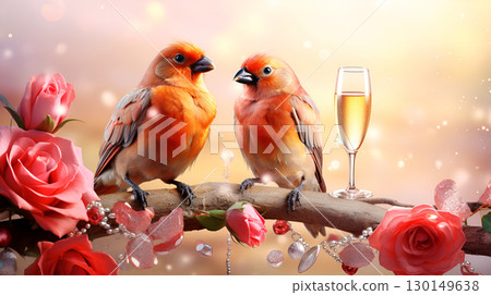 pair glass of champagne 130149638