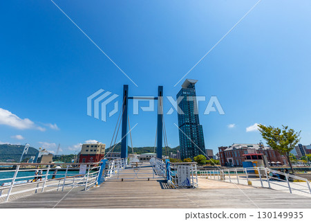 福岡縣門司港的復古風光：門司港商業街和藍翼吊橋 130149935