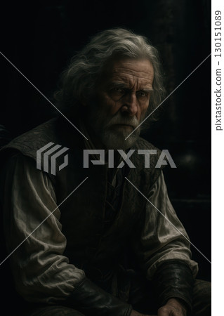 A compelling portrait of a wise old man A compelling portrait of a wise old man 130151089