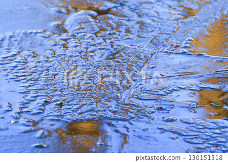 Ice Texture on Frozen Lake Surface Details Ice Texture on Frozen Lake Surface Details 130151518
