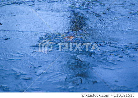Ice Texture on Frozen Lake Surface Details Ice Texture on Frozen Lake Surface Details 130151535