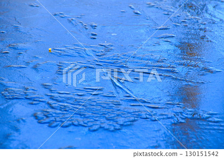 Ice Texture on Frozen Lake Surface Details Ice Texture on Frozen Lake Surface Details 130151542