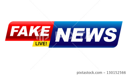 Red FAKE NEWS live logo design for social network platform 010 Red FAKE NEWS live logo design for social network platform 010 130152566