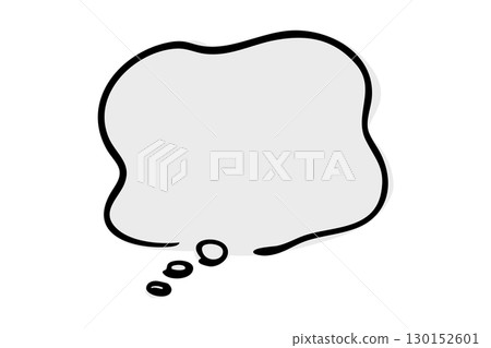 A speech bubble of vague anxiety and dissatisfaction Vector A speech bubble of vague anxiety and dissatisfaction Vector 130152601