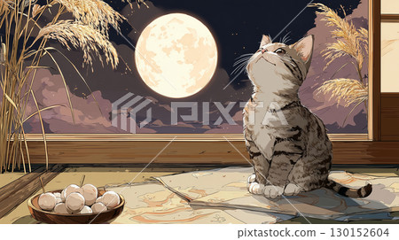 小貓看月亮 小貓看月亮 130152604
