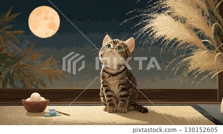 小貓看月亮 小貓看月亮 130152605