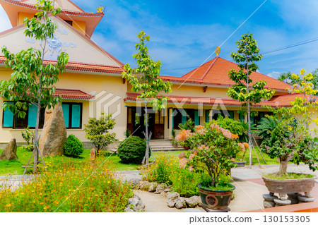 Buddhist temple complex. Buddhist temple complex. 130153305