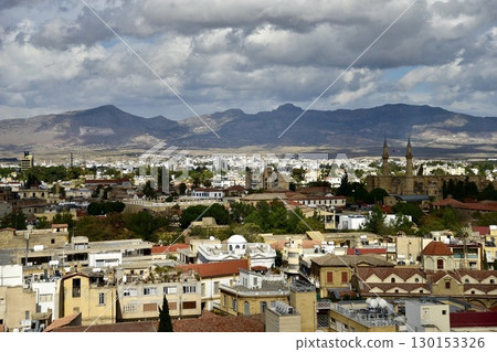 City of Nittalia and the Troodos Mountains in Cyprus 130153326