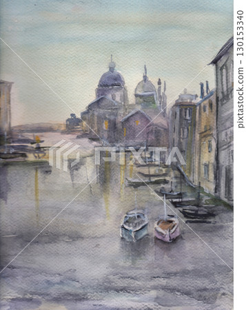 Venice canals and ancient temples 130153340