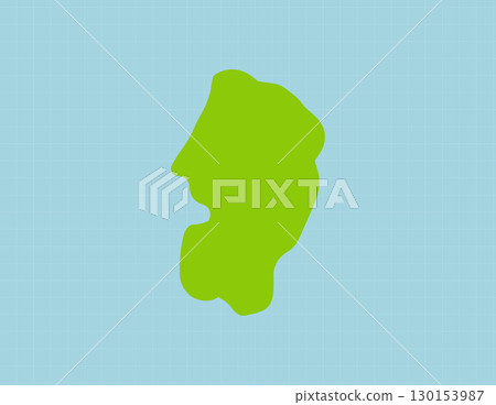 手繪鬆散的山形縣地圖背景插圖 130153987
