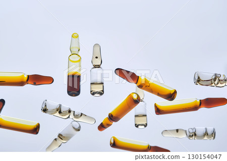 Various medications in ampoules for injection. Various medications in ampoules for injection. 130154047