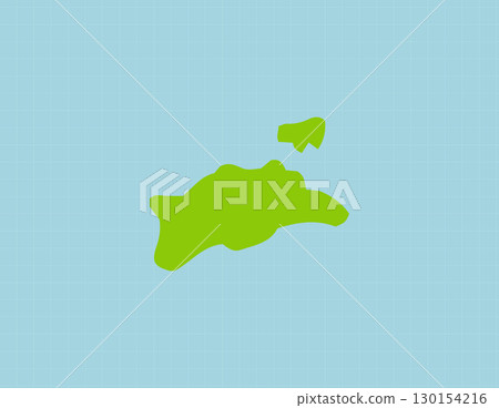 Hand-drawn loose Kagawa prefecture map background illustration 130154216