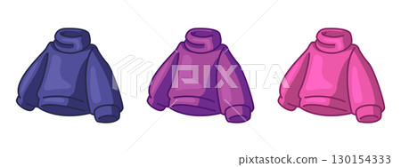 Cartoon Colorful Sweater Collection 130154333