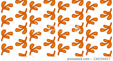 Seamless Autumn Twig Pattern Seamless Autumn Twig Pattern 130154417