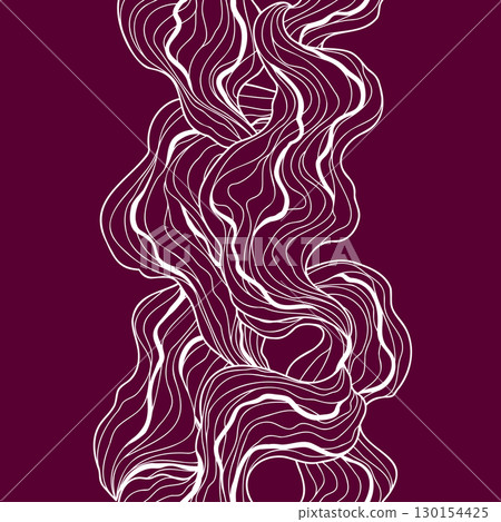 Seamless wave pattern. Abstract background with linear curls. Seamless wave pattern. Abstract background with linear curls. 130154425