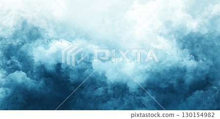 Abstract Blue Watercolor Background Texture Design Digital Art Painting Cloud Sky sea aqua teal cyan 130154982