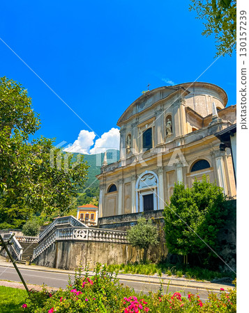 Former parish church of San Zenone, Sale Marasino at Lake Iseo in Italy Former parish church of San Zenone, Sale Marasino at Lake Iseo in Italy 130157239