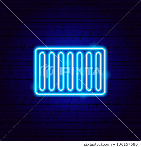 Water Radiator Neon Sign 130157586