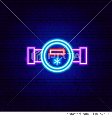 Pressure Gauge Manometer Neon Sign 130157595