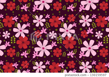 Flower pattern Flower pattern 130159597