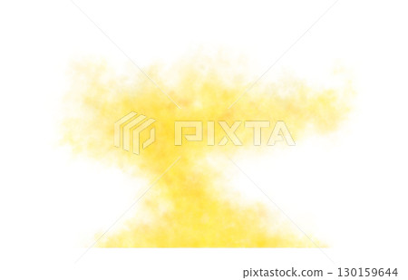 Dense yellow smoke explosion on transparent background with black edges, resembling a bright and dramatic mushroom cloud shape Dense yellow smoke explosion on transparent background with black edges, resembling a bright and dramatic mushroom cloud shape 130159644