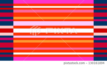 邊框圖案粉紅橙色海軍藍 邊框圖案粉紅橙色海軍藍 130161894