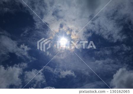 Clouds floating in the blue sky Clouds floating in the blue sky 130162065