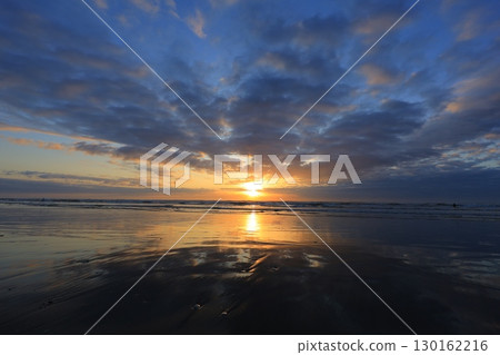 beautiful seaside sunrise 130162216