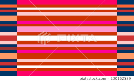 Border pattern, autumn colors, terracotta, orange, navy Border pattern, autumn colors, terracotta, orange, navy 130162589