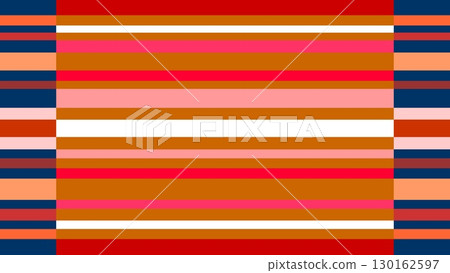 Border pattern, autumn colors, terracotta, orange, navy Border pattern, autumn colors, terracotta, orange, navy 130162597