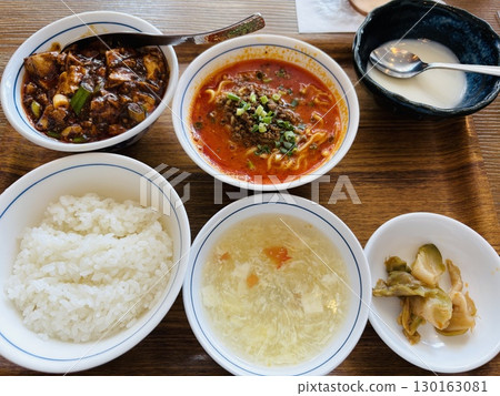 Super spicy mapo tofu set meal 130163081