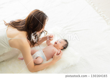 Baby and mother 130164165