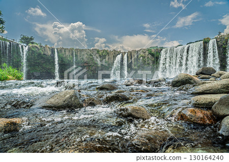 瀑布風景：大分縣豐後大野原尻瀑布 130164240