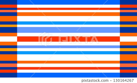Border pattern Blue Orange Navy Border pattern Blue Orange Navy 130164267