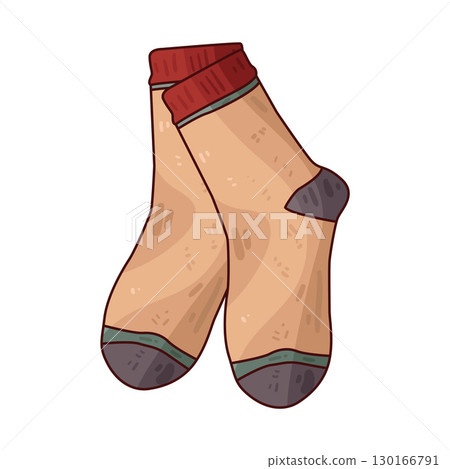 illustration of socks illustration of socks 130166791