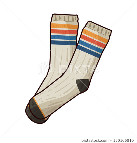 illustration of socks 130166810