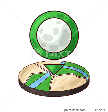 illustration of map pin 130167251