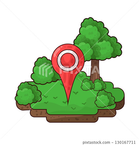 illustration of forest location 130167711