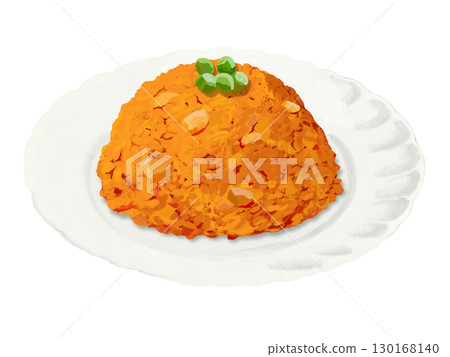 Chicken rice (with green peas, no spoon) Chicken rice (with green peas, no spoon) 130168140