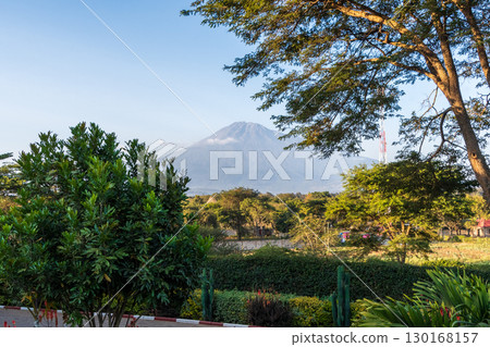 Mount meru as seen from Arusha 130168157