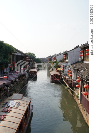 Suzhou, Shantang Street Canal, China Suzhou, Shantang Street Canal, China 130168592
