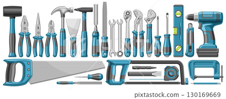 Vector set of Hardware Tools 130169669