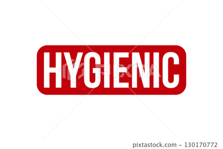 Hygienic Rubber Stamp Seal Vector Hygienic Rubber Stamp Seal Vector 130170772