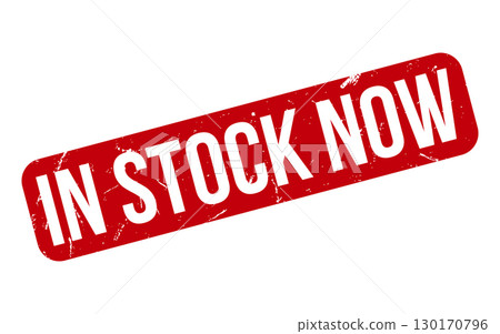 In Stock Now rubber grunge stamp seal vector In Stock Now rubber grunge stamp seal vector 130170796