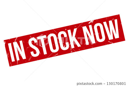 In Stock Now rubber grunge stamp seal vector 130170801