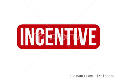 Red Incentive Rubber Stamp Seal Vector 130170829