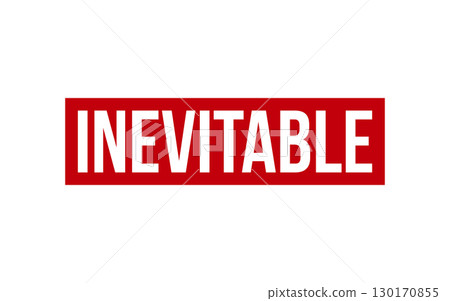 Inevitable Rubber Stamp Seal Vector Inevitable Rubber Stamp Seal Vector 130170855