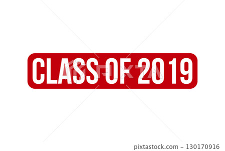 Red Class of 2019 Rubber Stamp Seal Vector Red Class of 2019 Rubber Stamp Seal Vector 130170916